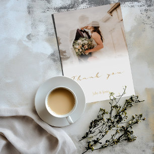 Hochzeitsszenario, Foto, Weißabstufung, Hochzeitss Dankeskarte