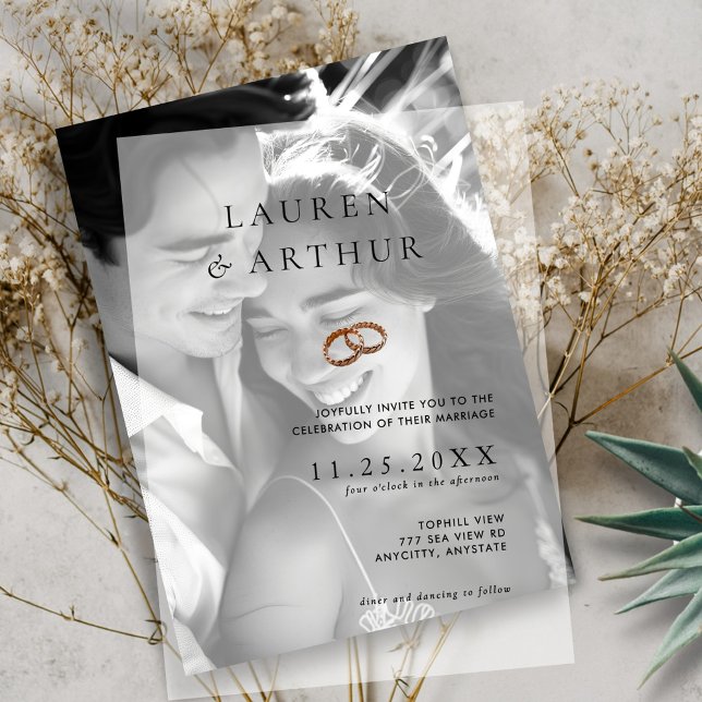 Hochzeitsszenario mit moderner Chic-UltraMinimalis (Von Creator hochgeladen)