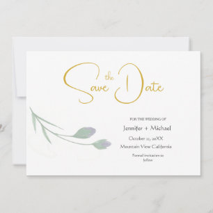 Hochzeitsszenario Moderne Minimalistische Schlicht Einladung