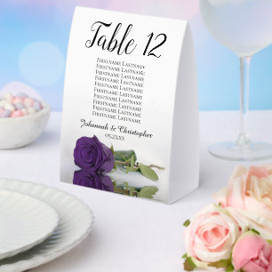 Hochzeitstabelle für Lila Rose Tischaufsteller