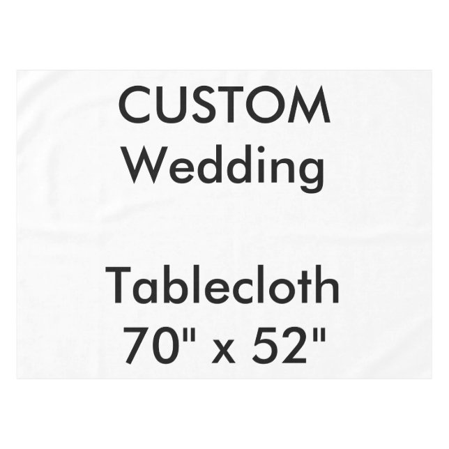 Hochzeitstablette 70" x 52" tischdecke (Vorderseite (Horizontal))