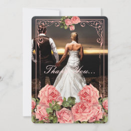 Hochzeitstafel - Vintage Kreidetafel - Dankeskarte
