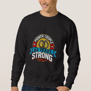 Hochzeitstag 66 Jahre Matching Power Couple Sweatshirt