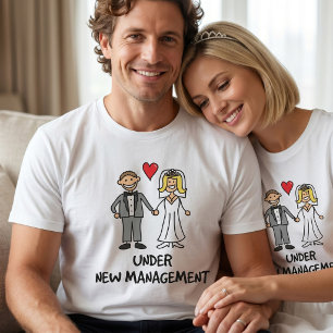 Hochzeitstag-Cartoon - unter neuer Leitung T-Shirt