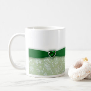 Hochzeitstag des Damast-55. Kaffeetasse