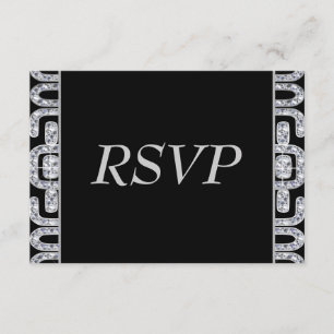 Hochzeitstag des Jubliäum-60. RSVP Karte