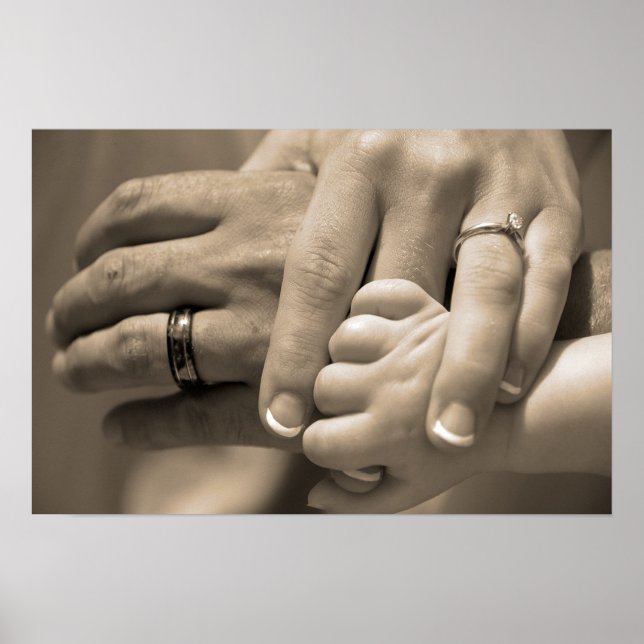 Hochzeitstag einer Familie Poster (Vorne)