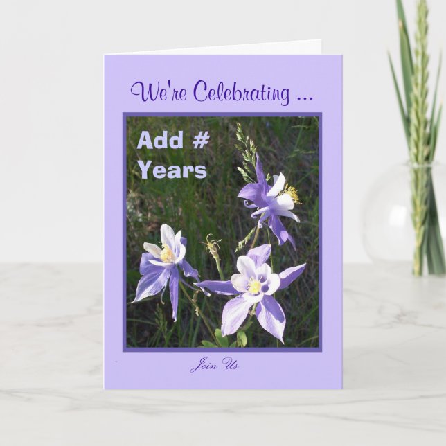 Hochzeitstag Einladung (Vorderseite)