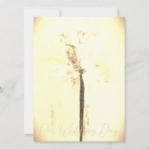 HOCHZEITSTAG Flachkarte EINLADUNG ART&DESIGN STIL