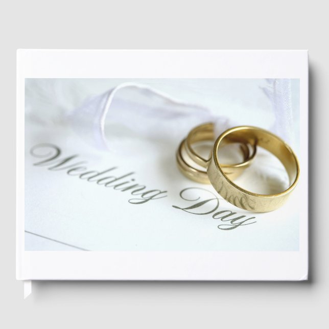 Hochzeitstag Gästebuch (Vorderseite)