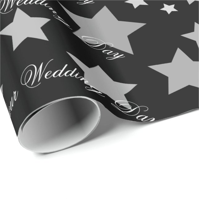 Hochzeitstag-Geschenk Geschenkpapier (Rolleneckpunkt)