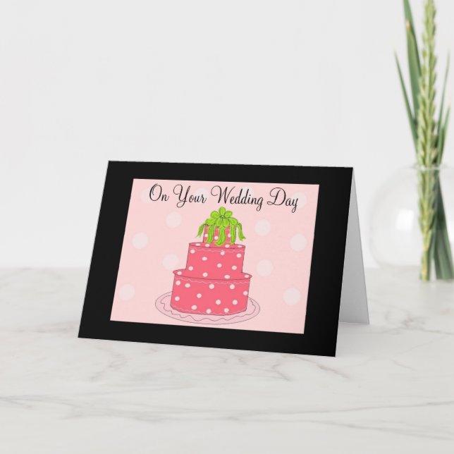 Hochzeitstag Glückwunsch Karte (Vorderseite)