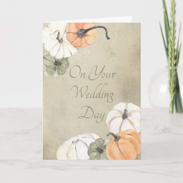 Hochzeitstag Herzlichen Glückwunsch Rustikaler Her Karte (Vorderseite)