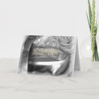 Hochzeitstag-Karte Karte