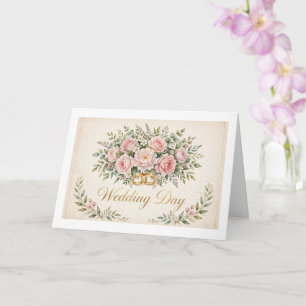 Hochzeitstag Leere Karte