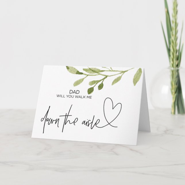 Hochzeitstag Mama Vater geht's runter Einladung (Vorderseite)