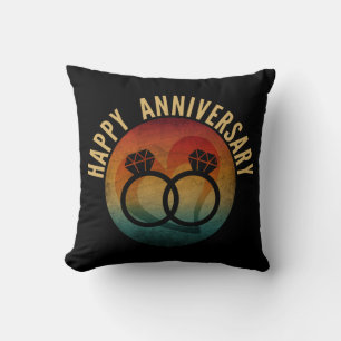 Hochzeitstag personalisiertes Geschenk Kissen