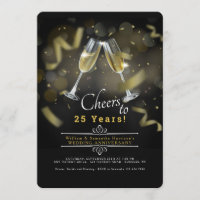 Hochzeitstag Toast Einladung