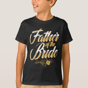 Hochzeitstag Vater der Braut Bachelor Party Bri T-Shirt