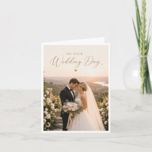 Hochzeitstags-Grüßkarte Dankeskarte