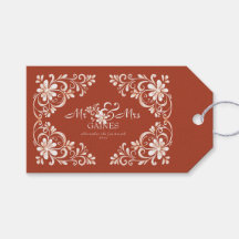 Hochzeitstagsgeschenk-Tag Mr & Mrs im Shabby Chic