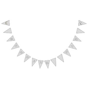 Hochzeitstagsjagd. Wimpelkette