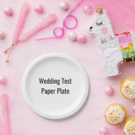 Hochzeitstanzplatte Pappteller