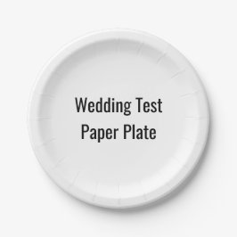 Hochzeitstanzplatte Pappteller