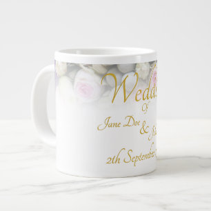 Hochzeitstasse - Braut mit farbenfrohem Hochzeitss Jumbo-Tasse