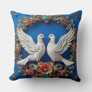 Hochzeitstaube Kunst Kissen