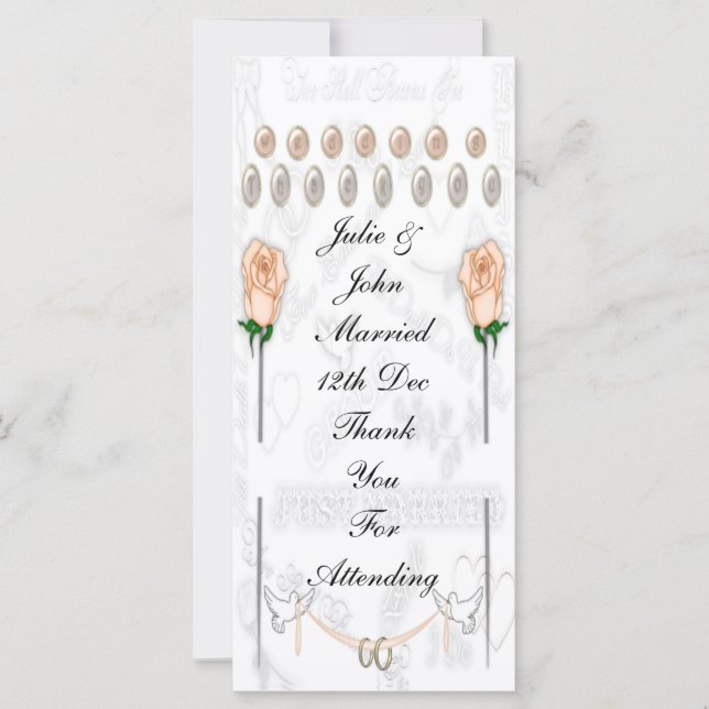 Hochzeitstauben (Vorderseite)