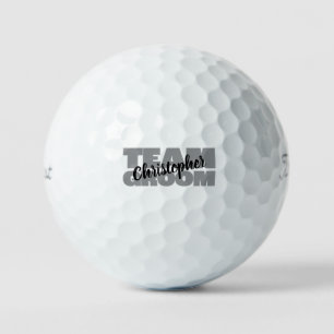 Hochzeitsteam Groom Golfer Sportgeräte nach Maß Golfball