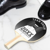 Hochzeitsteam Groom Trauzeuge Ping Pong Paddle