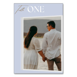 Hochzeitsthema Foto Tischnummer