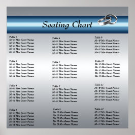 Hochzeitstich-Plakatposter Poster