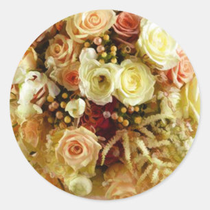 Hochzeitsticker für Blumenbouquet-Umschlag Aufkleb Runder Aufkleber