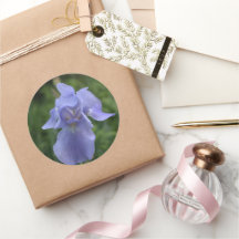 Hochzeitsticker Hübsch Blue Iris Blume