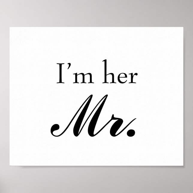 Hochzeitstiefel für Foto: "Ich bin ihr Herr" für d Poster (Vorne)