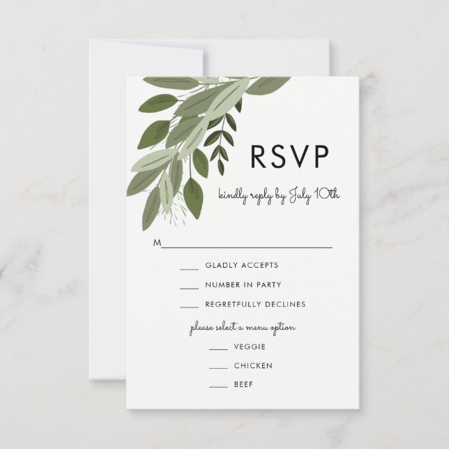 Hochzeitstiefel, RSVP-Karte RSVP Karte (Vorderseite)