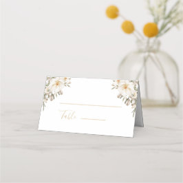 Hochzeitstiefeldkarte für geklappte Tischnummer Platzkarte