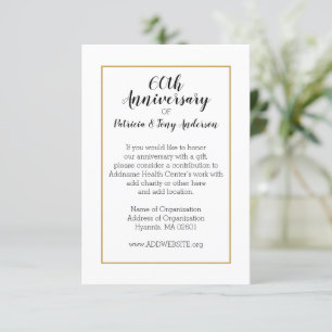 Hochzeitstipendium Begleitkarte