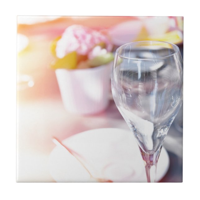 Hochzeitstisch Fliese (Vorderseite)