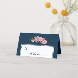 Hochzeitstisch für die Blumenmarinade Platzkarte