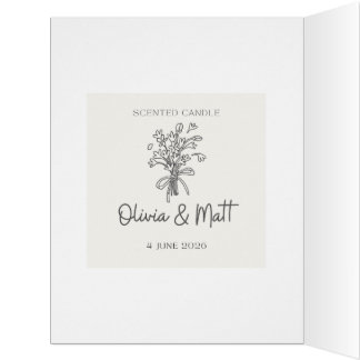 Hochzeitstisch-Schildchen TrendUp Elegant Personal
