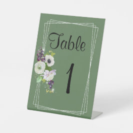 Hochzeitstisch Sockelschild