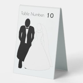 Hochzeitstisch Zelt-Gebirge Tischaufsteller