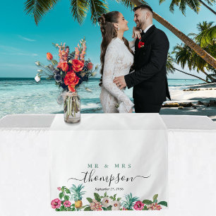 Hochzeitstischläufer Benutzerdefinierte tropische  Wandteppich