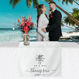 Hochzeitstischläufer Benutzerdefinierte tropische Wandteppich