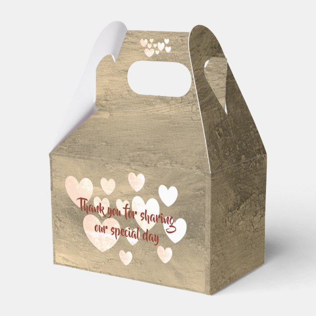 Hochzeitstorchbox von dalDesignNZ Geschenkschachtel (Vorderseite)