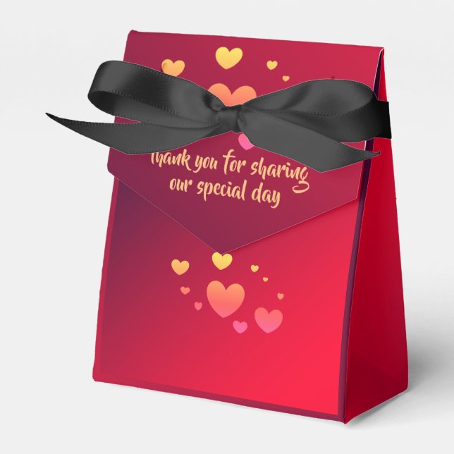 Hochzeitstorchbox von dalDesignNZ Geschenkschachtel (Vorderseite)